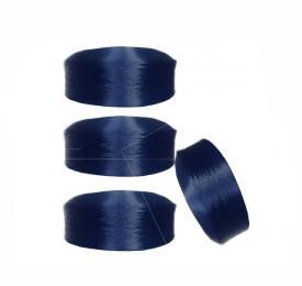 Customized 600D Dope Dyed PP Filament Yarn with 5kg Spool of Dark Blue color