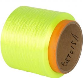 Customized 600D Dope Dyed PP Filament Yarn with 5kg Spool of Yellow color
